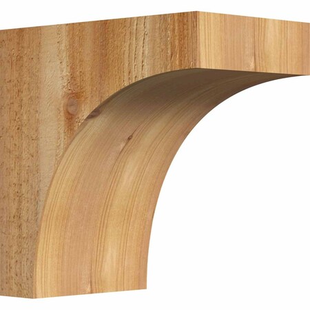 Ekena Millwork Huntington Rough Sawn Corbel, Western Red Cedar, 6"W x 10"D x 10"H COR06X10X10HUN00RWR